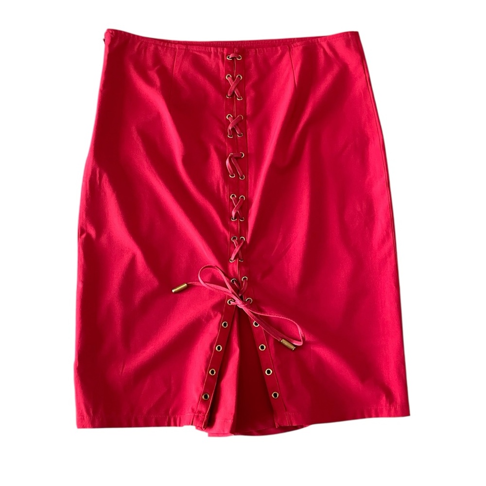 Body by Victoria, Victorias Secret office siren skirt with lacing in back 12